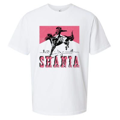 Vintage Western Shania Rodeo Inspired Punchy Cowboy Hat Sueded Cloud Jersey T-Shirt