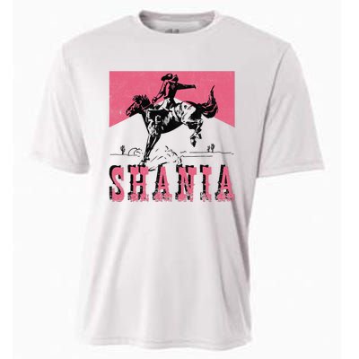 Vintage Western Shania Rodeo Inspired Punchy Cowboy Hat Cooling Performance Crew T-Shirt