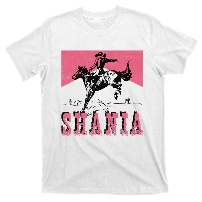 Vintage Western Shania Rodeo Inspired Punchy Cowboy Hat T-Shirt