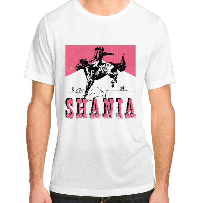 Vintage Western Shania Rodeo Inspired Punchy Cowboy Hat Adult ChromaSoft Performance T-Shirt