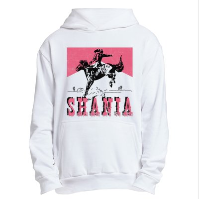 Vintage Western Shania Rodeo Inspired Punchy Cowboy Hat Urban Pullover Hoodie