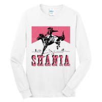 Vintage Western Shania Rodeo Inspired Punchy Cowboy Hat Tall Long Sleeve T-Shirt