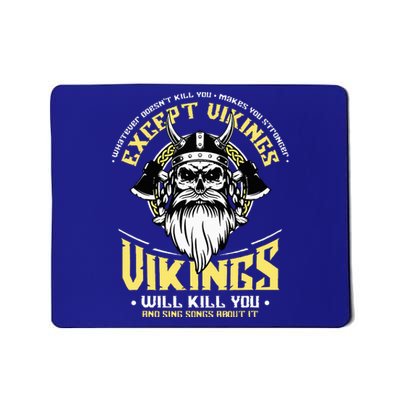 Vikings Will Sing Songs About It Norse Viking Mythology Mousepad