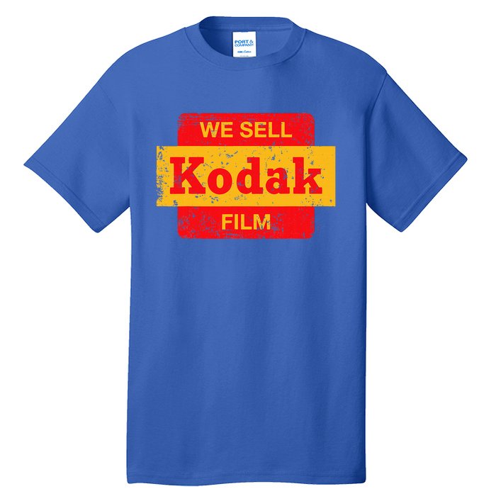 Vintage We Sell Kodak Film Retail Sign Tall T-Shirt