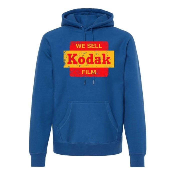 Vintage We Sell Kodak Film Retail Sign Premium Hoodie