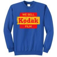 Vintage We Sell Kodak Film Retail Sign Tall Sweatshirt