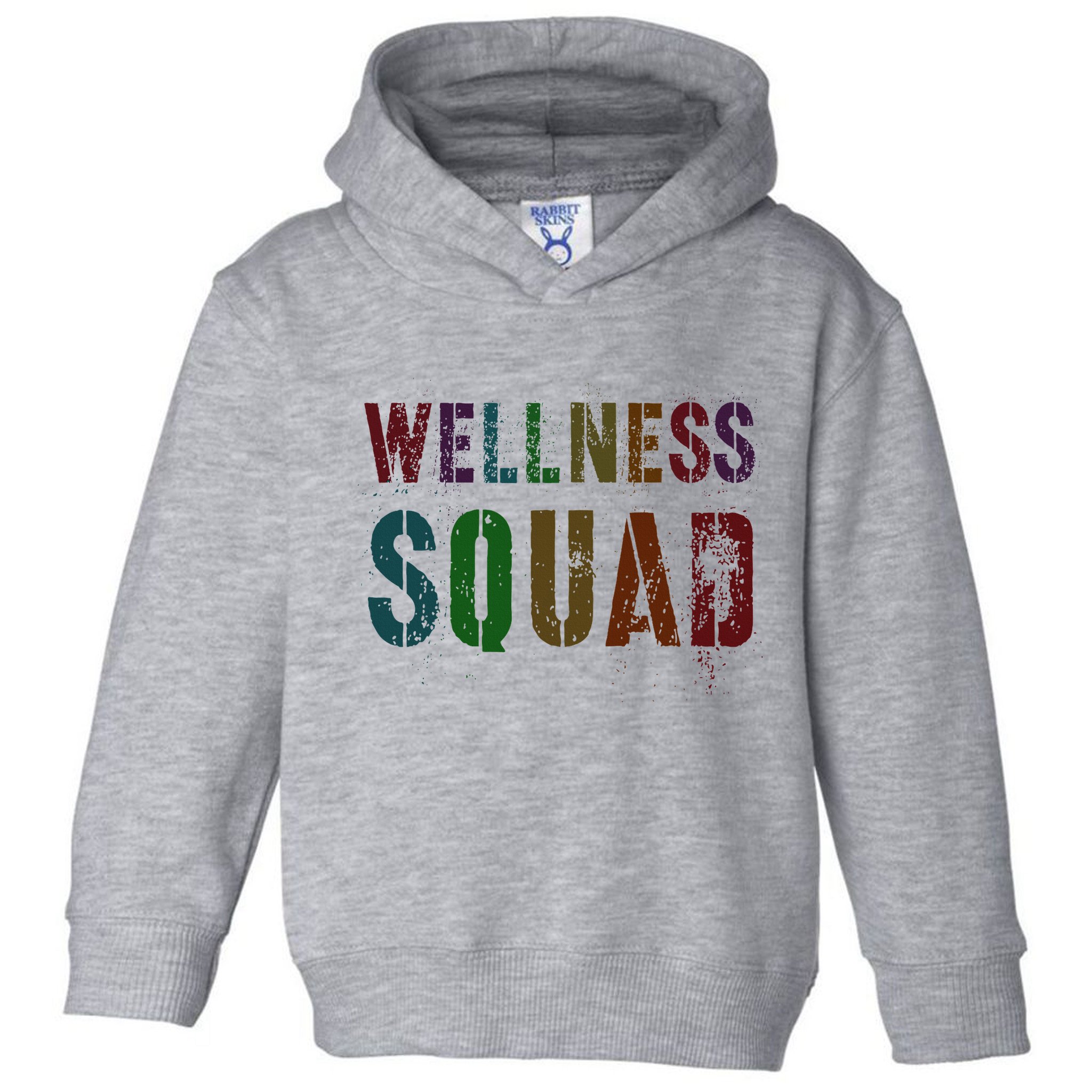 Vintage Wellness Squad Health Yoga Rocks Life Trainer Gym Toddler Hoodie
