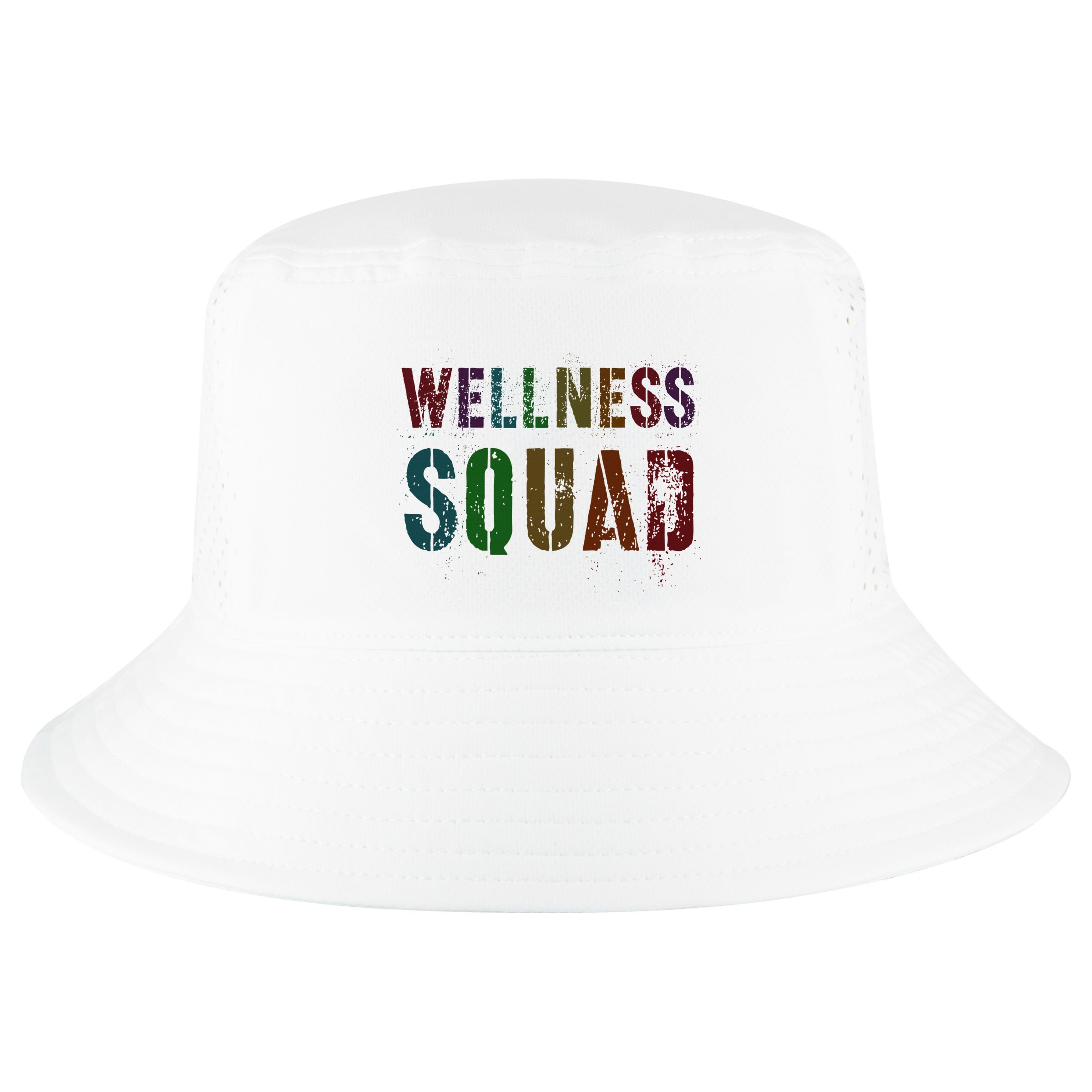 Vintage Wellness Squad Health Yoga Rocks Life Trainer Gym Cool Comfort Performance Bucket Hat