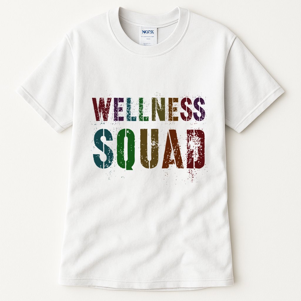 Vintage Wellness Squad Health Yoga Rocks Life Trainer Gym Tall T-Shirt