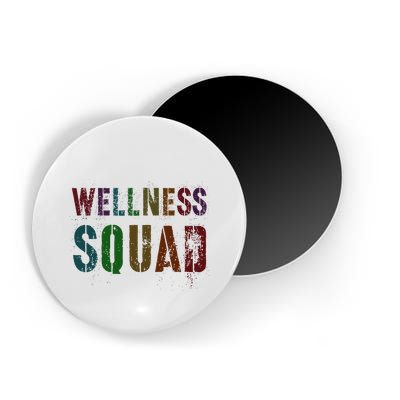 Vintage Wellness Squad Health Yoga Rocks Life Trainer Gym Magnet