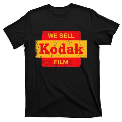 Vintage We Sell Kodak Film Retail Sign T-Shirt