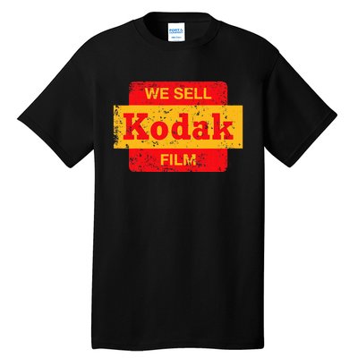 Vintage We Sell Kodak Film Retail Sign Tall T-Shirt