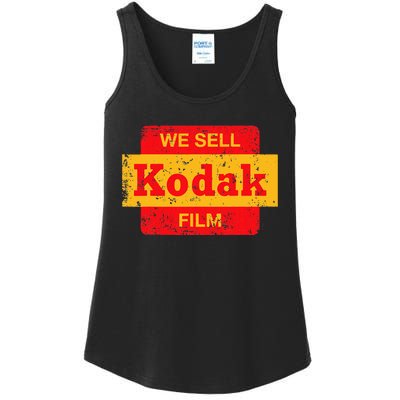 Vintage We Sell Kodak Film Retail Sign Ladies Essential Tank