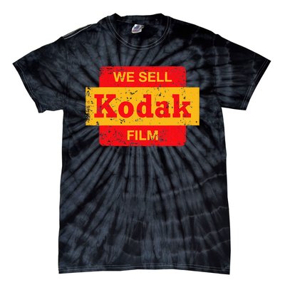 Vintage We Sell Kodak Film Retail Sign Tie-Dye T-Shirt