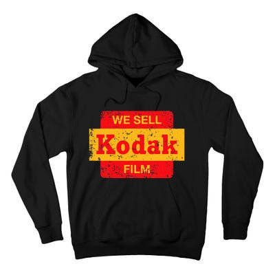 Vintage We Sell Kodak Film Retail Sign Tall Hoodie