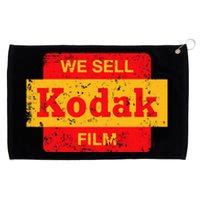 Vintage We Sell Kodak Film Retail Sign Grommeted Golf Towel