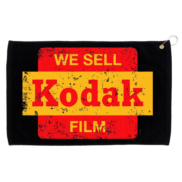 Vintage We Sell Kodak Film Retail Sign Grommeted Golf Towel