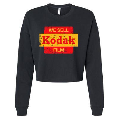 Vintage We Sell Kodak Film Retail Sign Cropped Pullover Crew