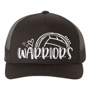 Volleyball Warriors School Sports Fan Team Spirit Yupoong Adult 5-Panel Trucker Hat