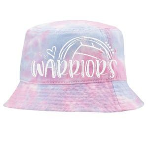 Volleyball Warriors School Sports Fan Team Spirit Tie-Dyed Bucket Hat