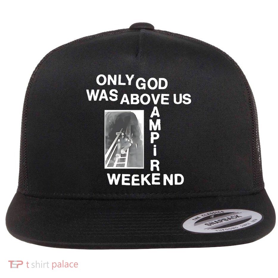 Vampire Weekend Tunnel Only God Was Above Us Flat Bill Trucker Hat