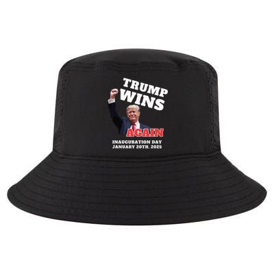 Victory Won Trump Inauguration Wins Again Keepsake Vance Cool Comfort Performance Bucket Hat