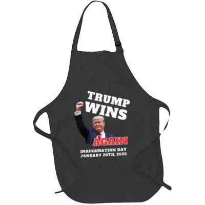 Victory Won Trump Inauguration Wins Again Keepsake Vance Full-Length Apron With Pockets