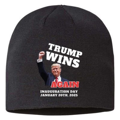 Victory Won Trump Inauguration Wins Again Keepsake Vance Sustainable Beanie