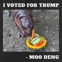 Victory Won Trump I Voted Moo Deng Prediction Garbage Legend Cool Comfort Performance Bucket Hat