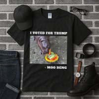 Victory Won Trump I Voted Moo Deng Prediction Garbage Legend Tall T-Shirt
