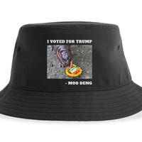 Victory Won Trump I Voted Moo Deng Prediction Garbage Legend Sustainable Bucket Hat