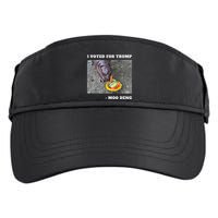 Victory Won Trump I Voted Moo Deng Prediction Garbage Legend Adult Drive Performance Visor