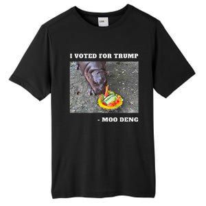 Victory Won Trump I Voted Moo Deng Prediction Garbage Legend Tall Fusion ChromaSoft Performance T-Shirt