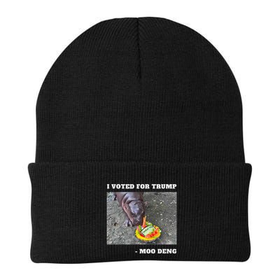Victory Won Trump I Voted Moo Deng Prediction Garbage Legend Beanie