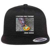 Victory Won Trump I Voted Moo Deng Prediction Garbage Legend Flatbill Hat
