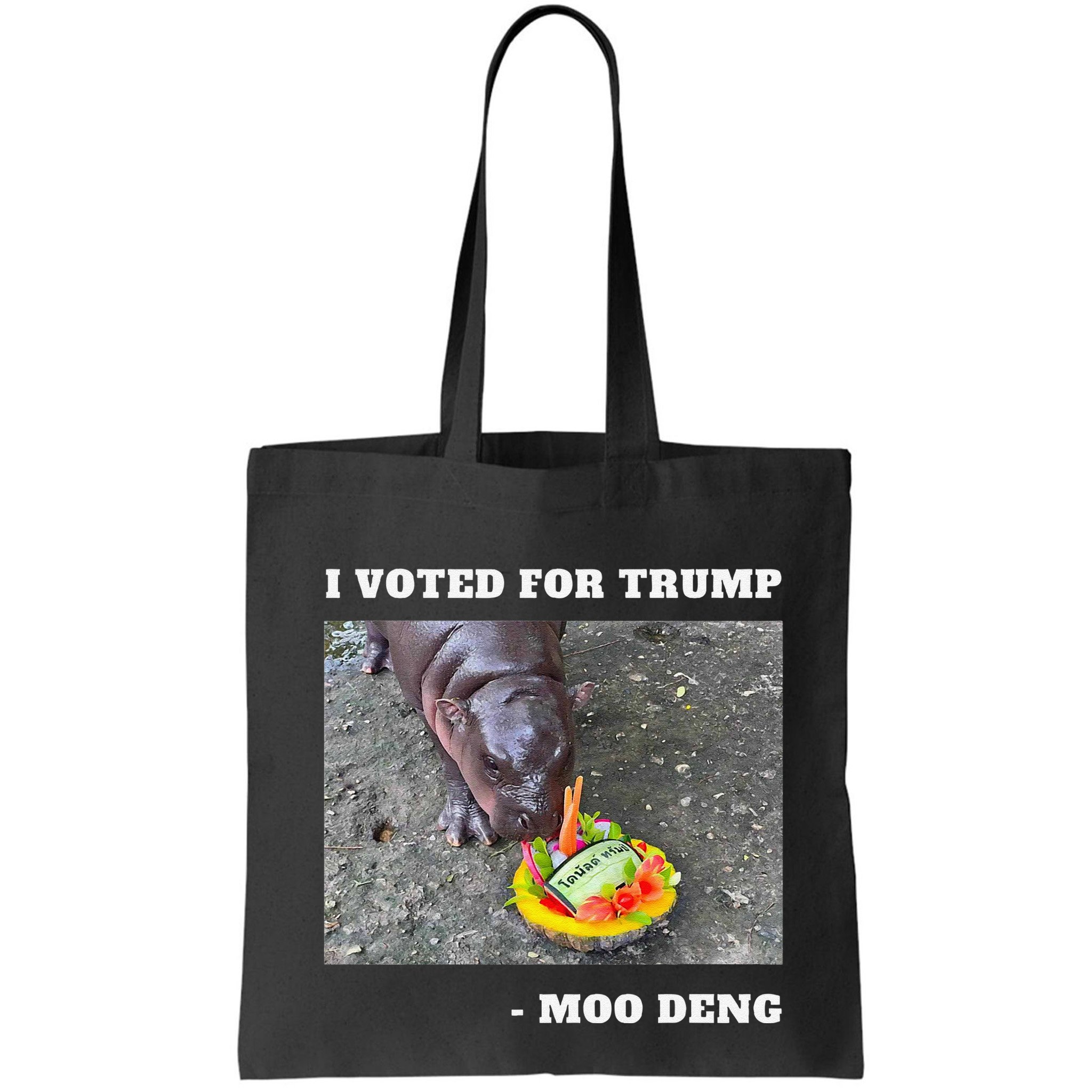 Victory Won Trump I Voted Moo Deng Prediction Garbage Legend Bag