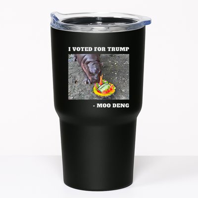 Victory Won Trump I Voted Moo Deng Prediction Garbage Legend Tumbler