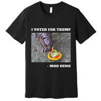 Victory Won Trump I Voted Moo Deng Prediction Garbage Legend Premium T-Shirt