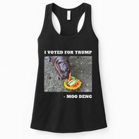 Victory Won Trump I Voted Moo Deng Prediction Garbage Legend Womens Tank Top
