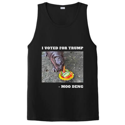 Victory Won Trump I Voted Moo Deng Prediction Garbage Legend PosiCharge Competitor Tank