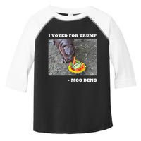 Victory Won Trump I Voted Moo Deng Prediction Garbage Legend Toddler Fine Jersey T-Shirt