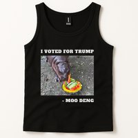 Victory Won Trump I Voted Moo Deng Prediction Garbage Legend Tank Top