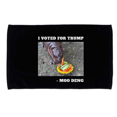 Victory Won Trump I Voted Moo Deng Prediction Garbage Legend Microfiber Hand Towel