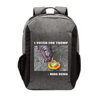Victory Won Trump I Voted Moo Deng Prediction Garbage Legend Vector Backpack
