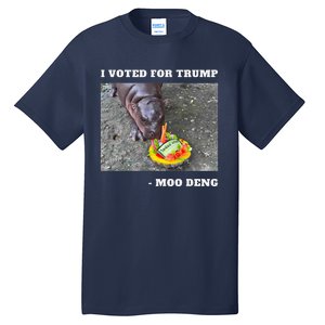 Victory Won Trump I Voted Moo Deng Prediction Garbage Legend Tall T-Shirt