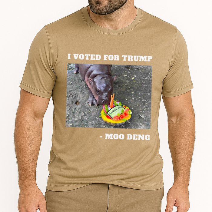 Victory Won Trump I Voted Moo Deng Prediction Garbage Legend Performance Shirt