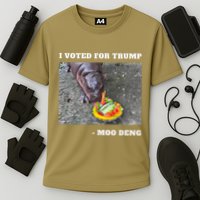 Victory Won Trump I Voted Moo Deng Prediction Garbage Legend Performance Shirt