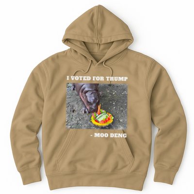 Victory Won Trump I Voted Moo Deng Prediction Garbage Legend Hoodie
