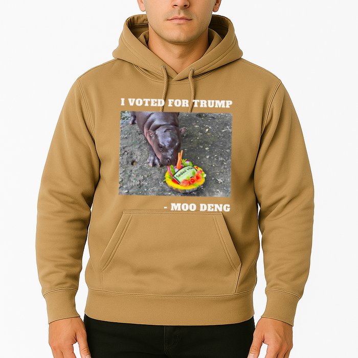 Victory Won Trump I Voted Moo Deng Prediction Garbage Legend Hoodie