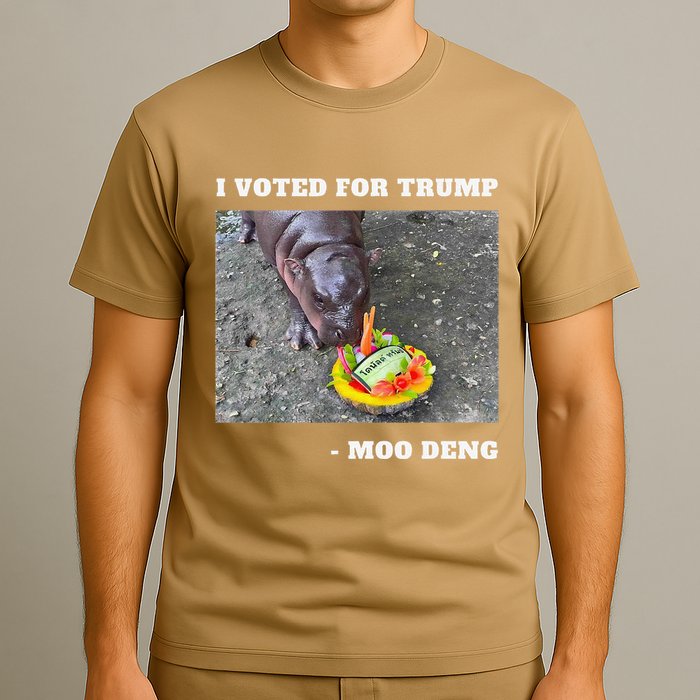 Victory Won Trump I Voted Moo Deng Prediction Garbage Legend T-Shirt